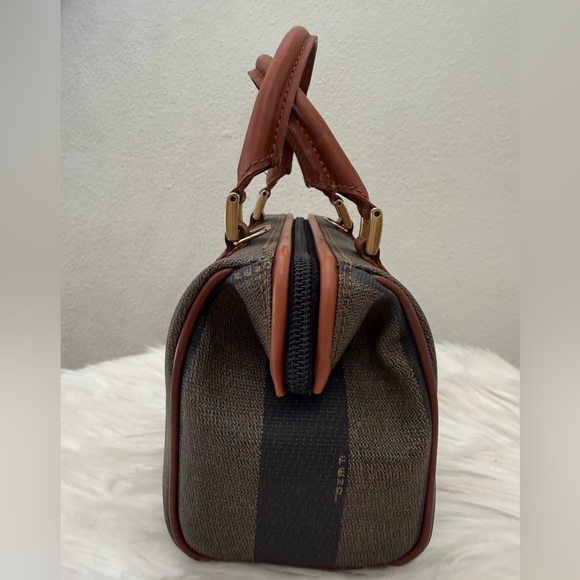 FENDI Vintage Pequin Mini Boston Handbag - Picture 5 of 14